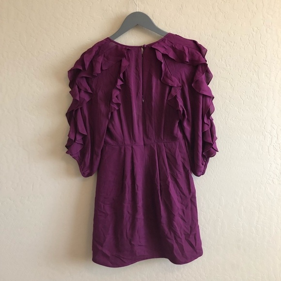 Tibi Ruffle Faux Wrap Dress - Picture 4 of 9